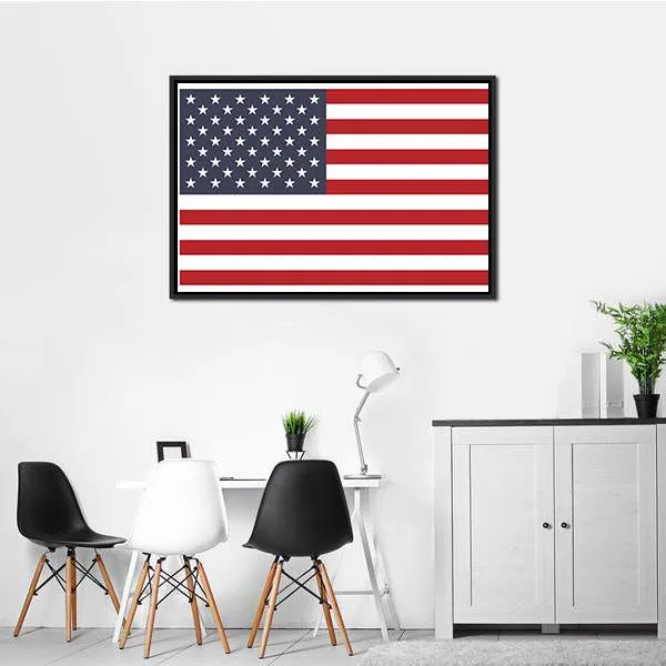 American Flag Canvas Wall Art