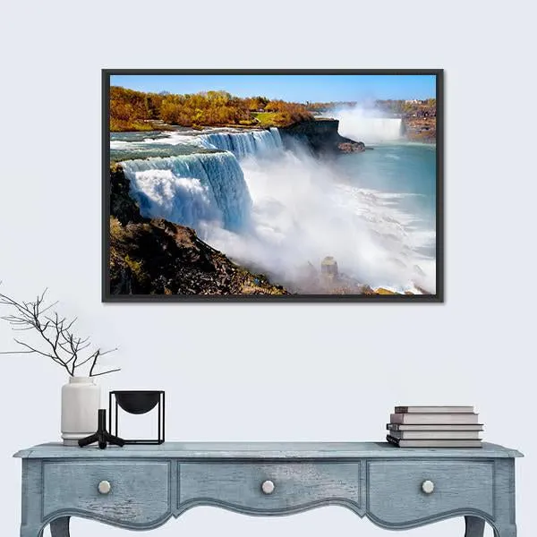 American Side Of Niagara Falls Canvas Wall Art