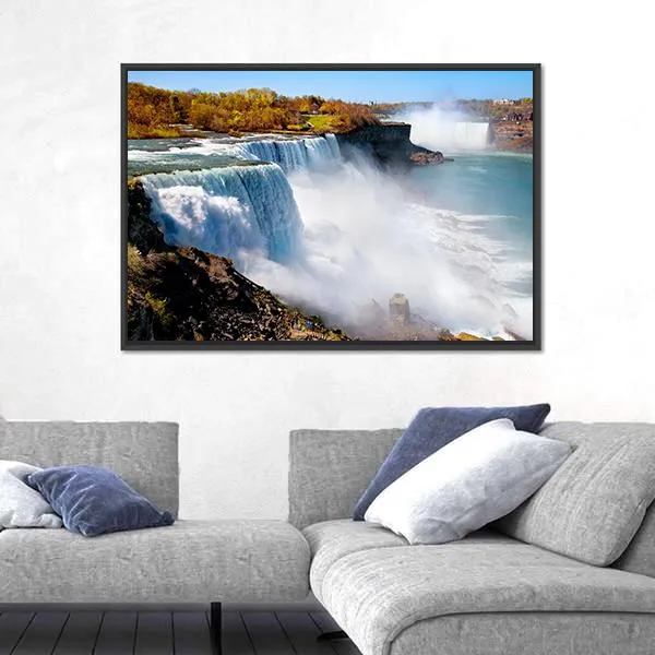 American Side Of Niagara Falls Canvas Wall Art