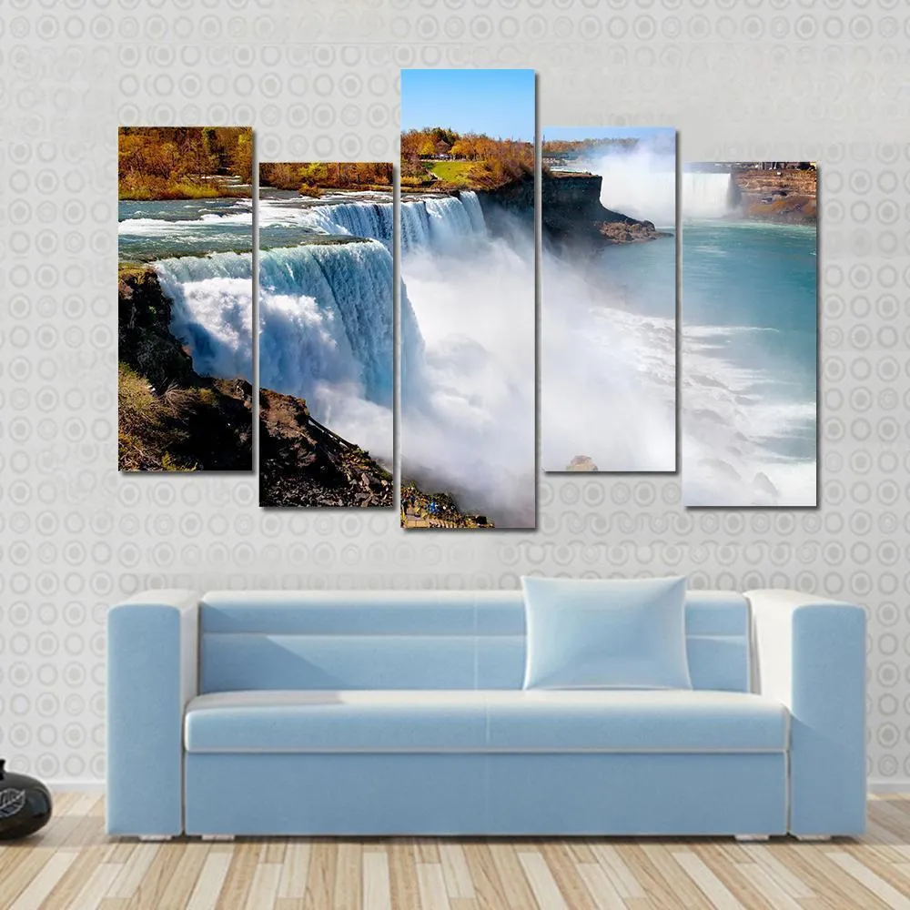 American Side Of Niagara Falls Canvas Wall Art