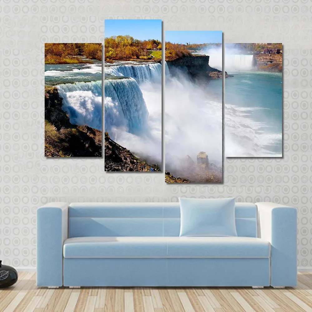 American Side Of Niagara Falls Canvas Wall Art