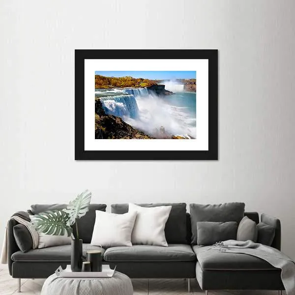 American Side Of Niagara Falls Canvas Wall Art