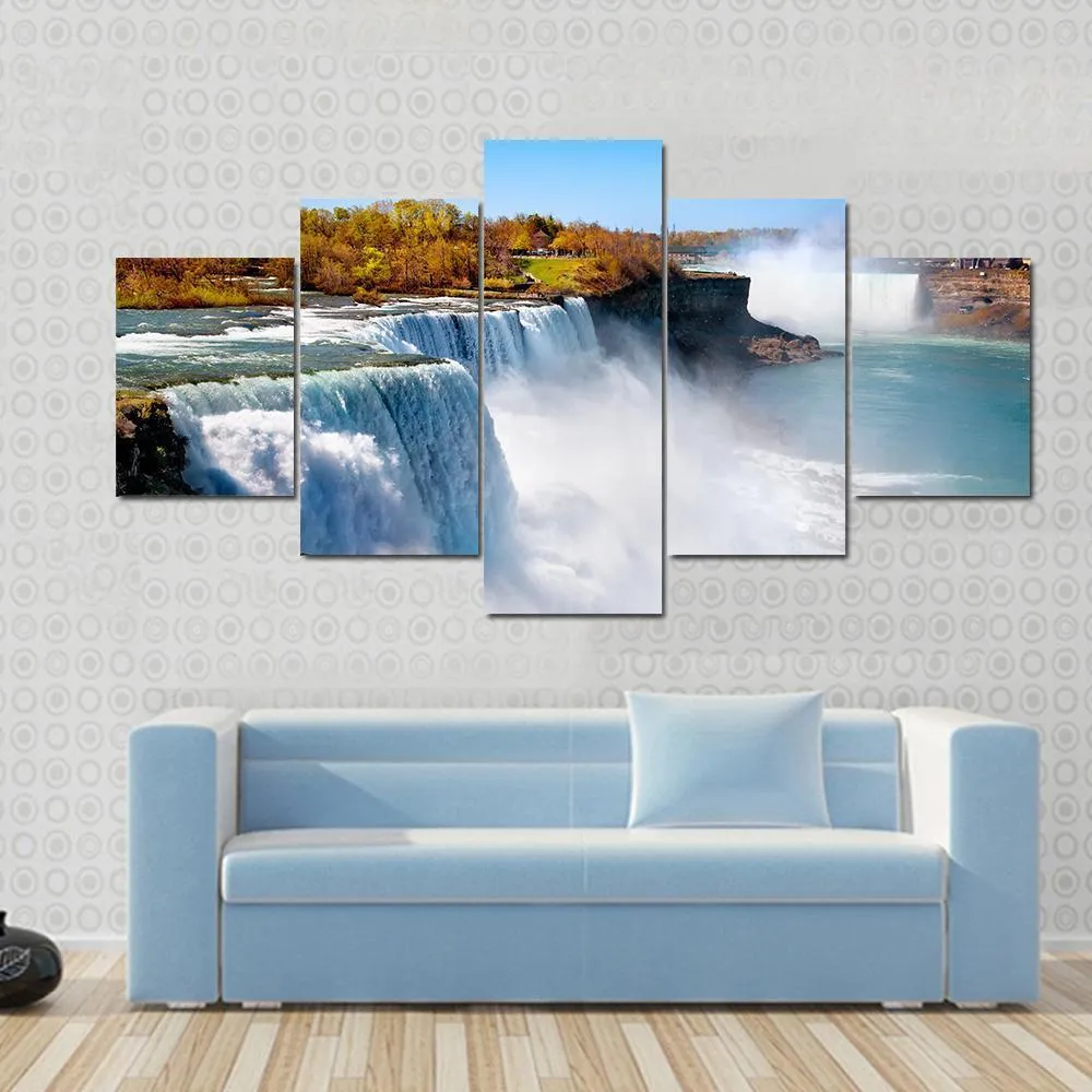 American Side Of Niagara Falls Canvas Wall Art