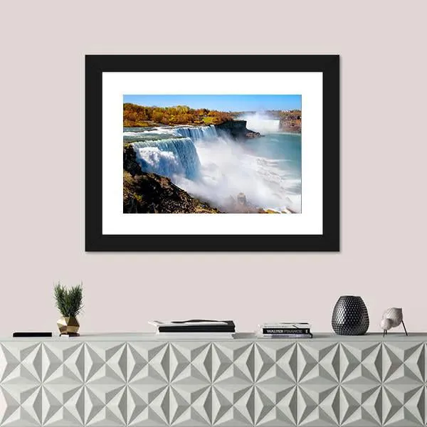 American Side Of Niagara Falls Canvas Wall Art