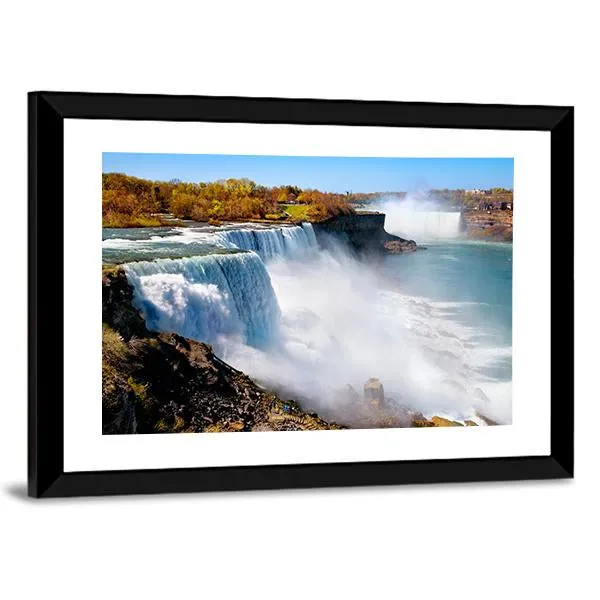 American Side Of Niagara Falls Canvas Wall Art