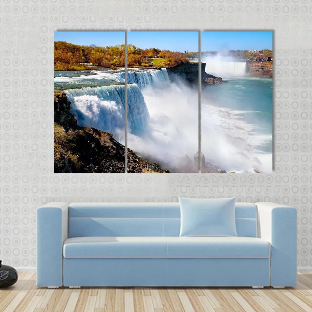 American Side Of Niagara Falls Canvas Wall Art