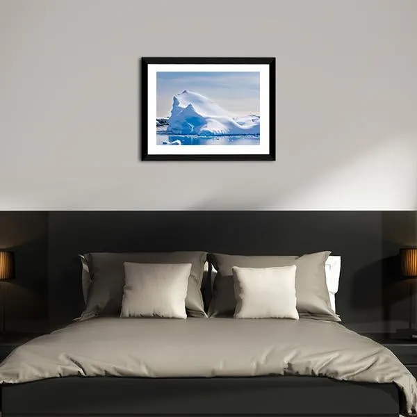 Antarctic Iceberg In The Snow Canvas Wall Art