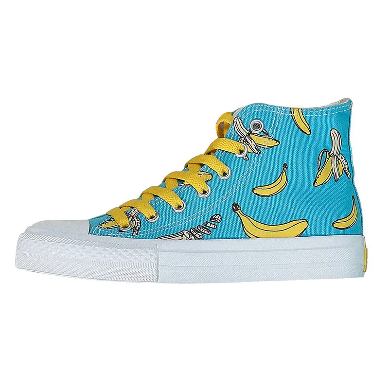 Apple / Banana Painted Canvas Shoes AD11596