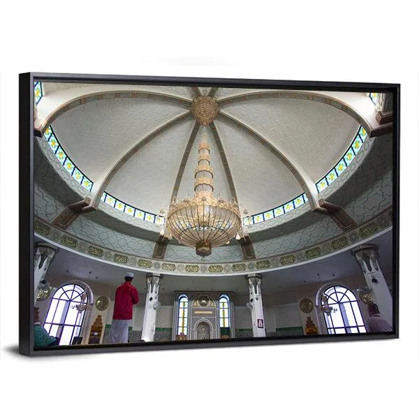 Ar Rahmah Mosque  Jeddah Canvas Wall Art