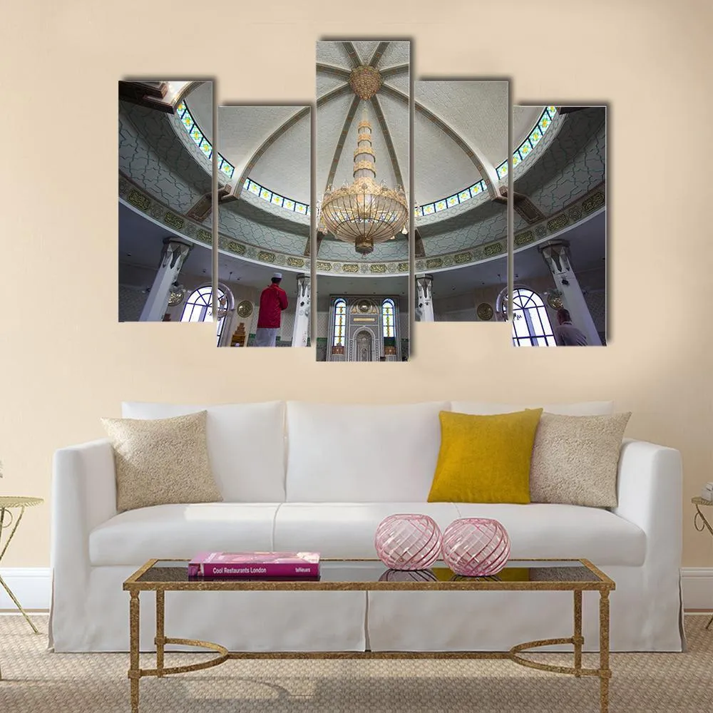 Ar Rahmah Mosque  Jeddah Canvas Wall Art