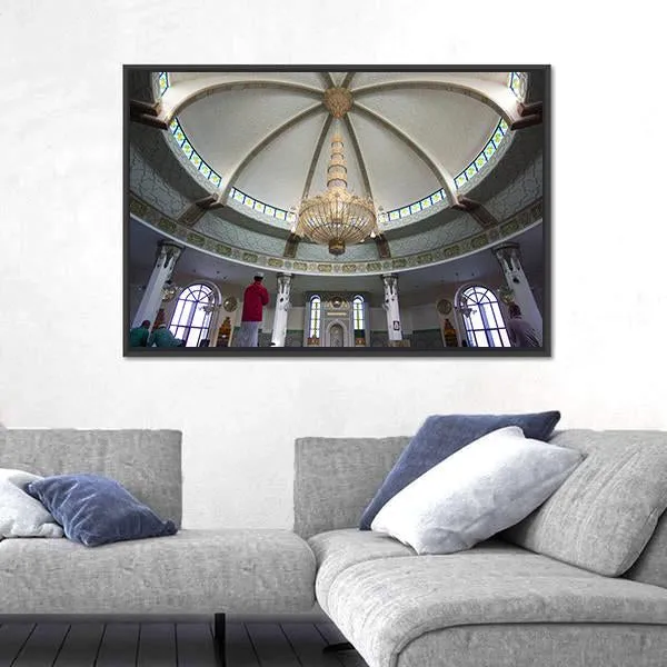 Ar Rahmah Mosque  Jeddah Canvas Wall Art