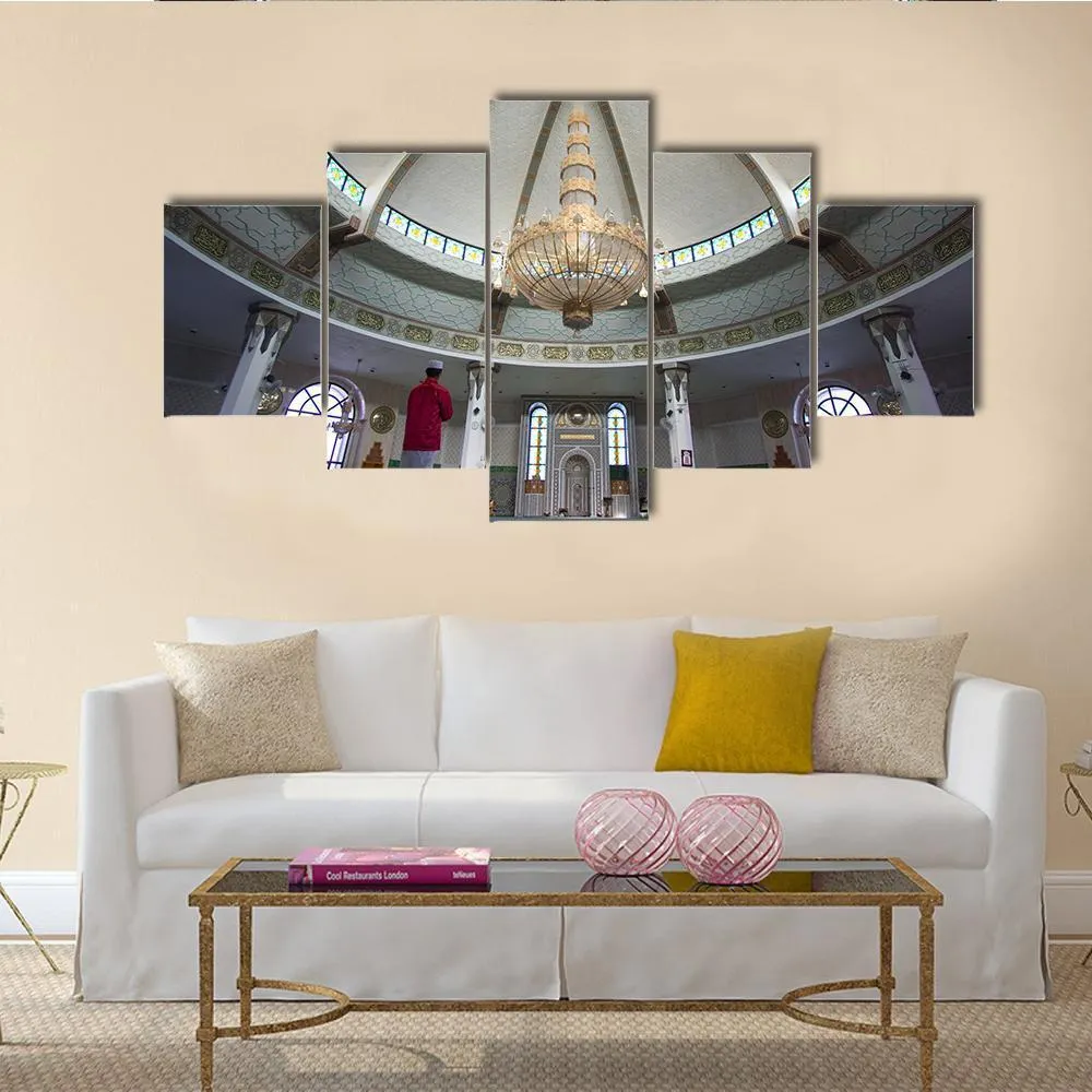 Ar Rahmah Mosque  Jeddah Canvas Wall Art