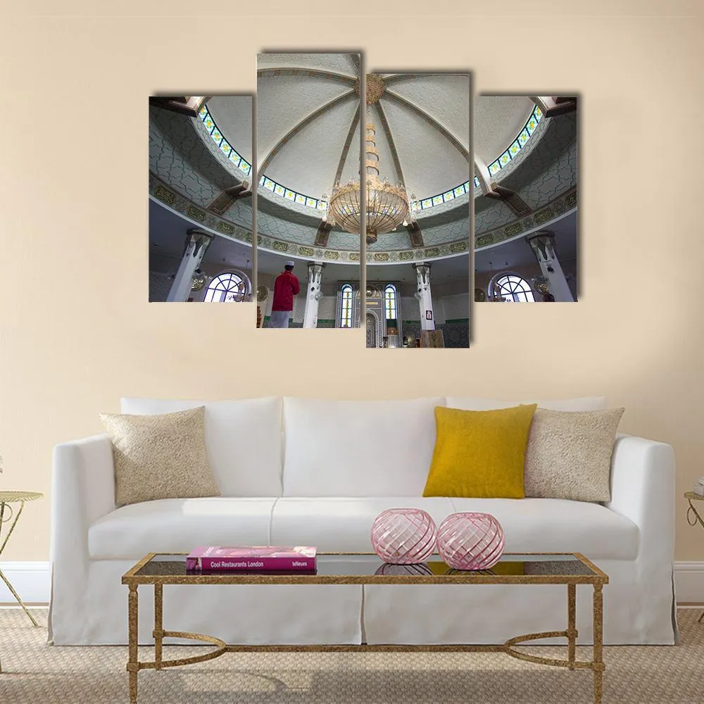 Ar Rahmah Mosque  Jeddah Canvas Wall Art