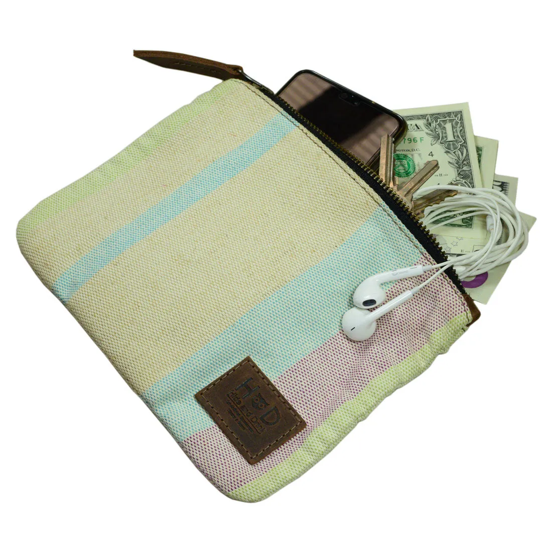 Artisan Canvas Zippered Pouch