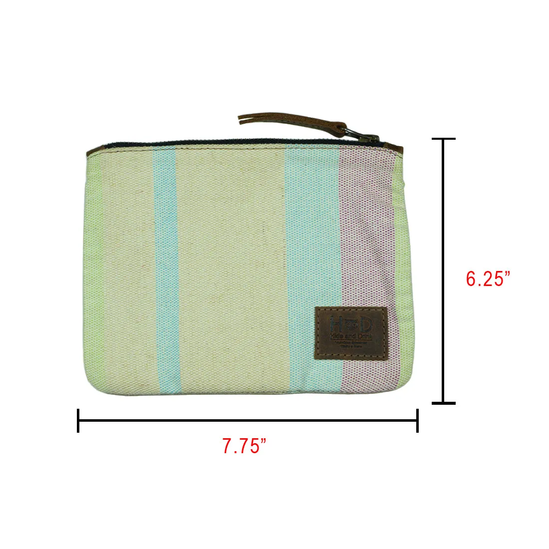 Artisan Canvas Zippered Pouch