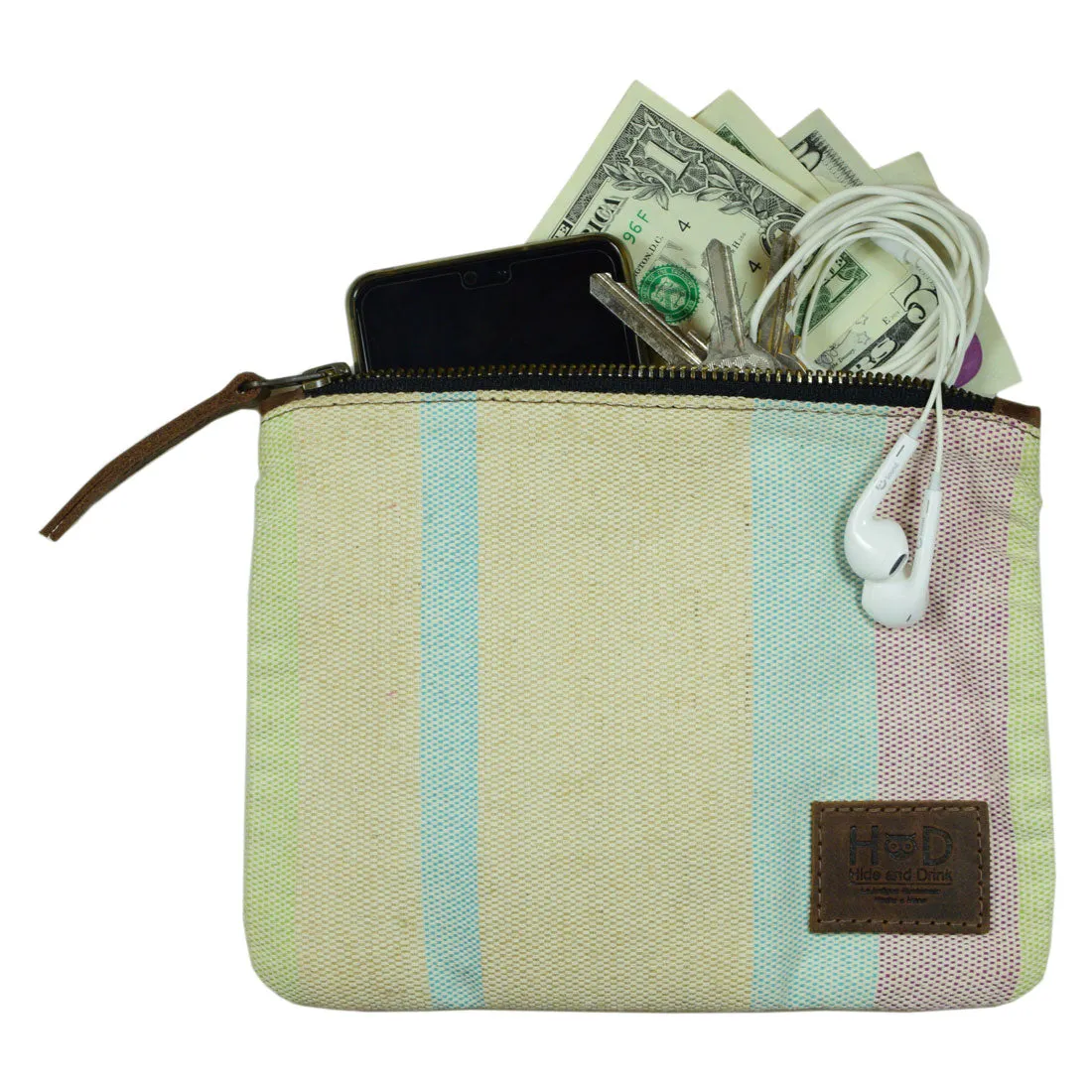 Artisan Canvas Zippered Pouch