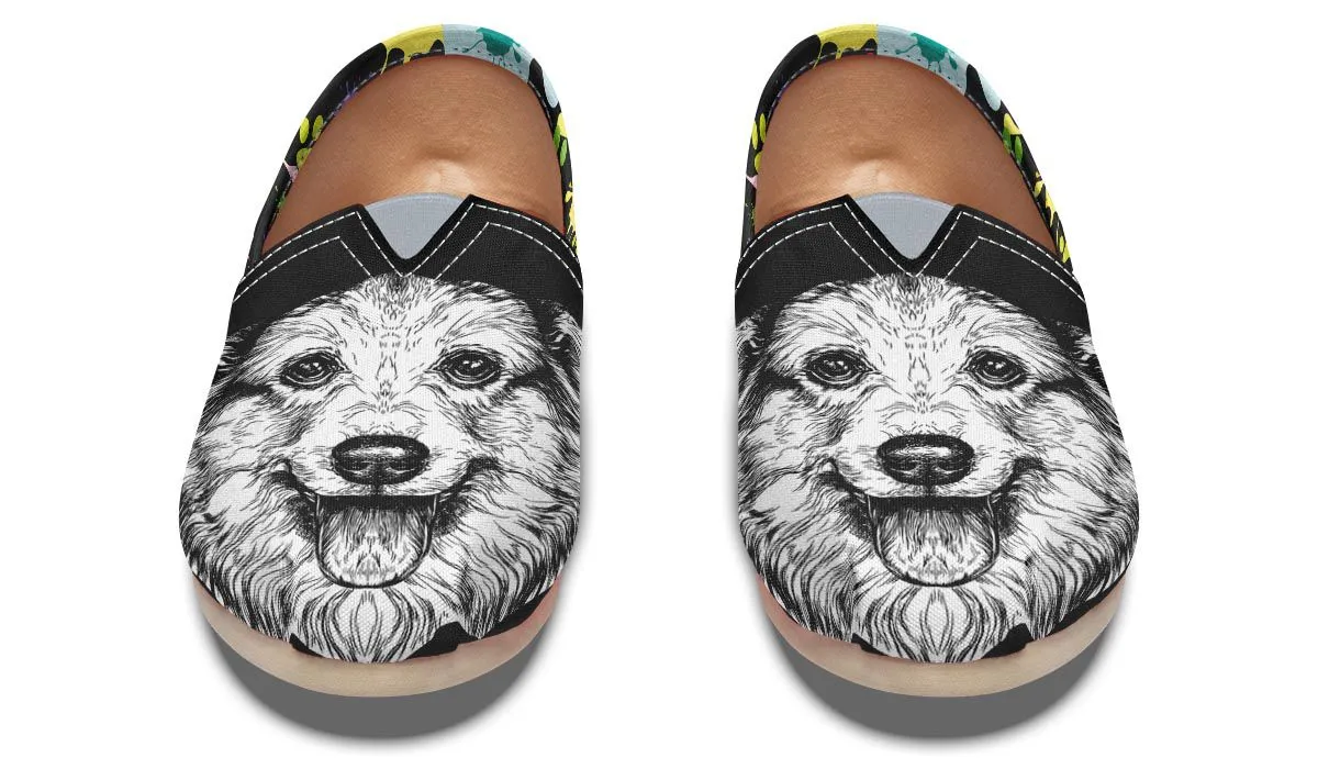 Artsy Corgi Casual Shoes