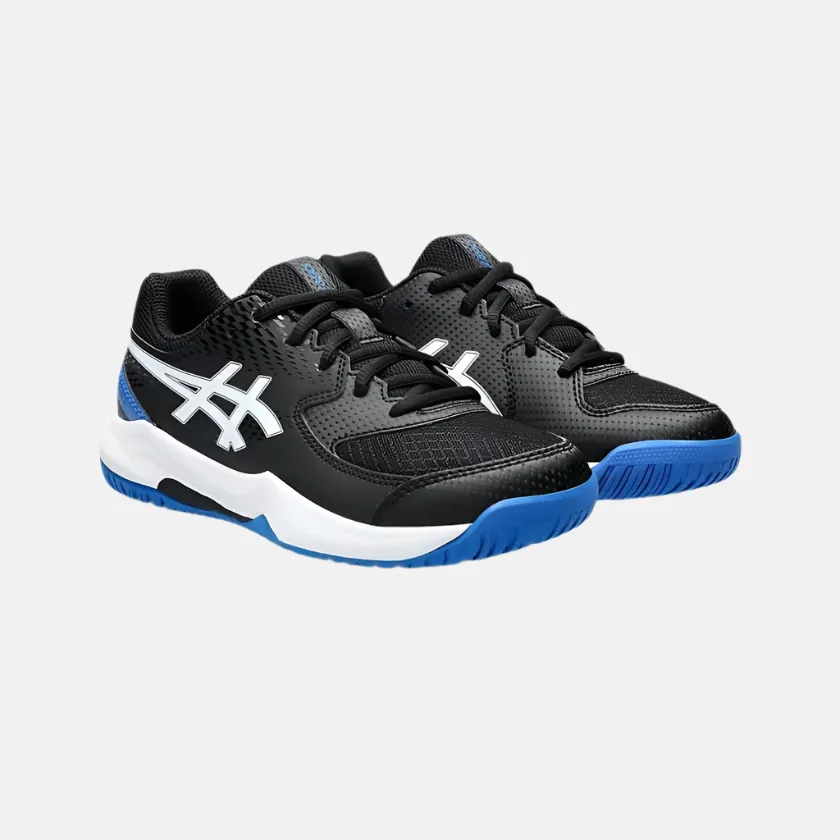 Asics GEL-DEDICATE 8 GS Kids Tennis Shoes -Black/Tuna Blue