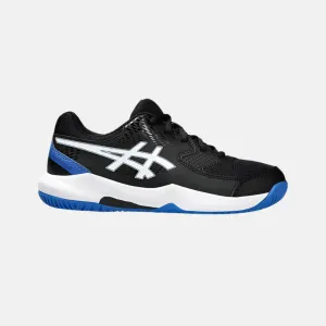 Asics GEL-DEDICATE 8 GS Kids Tennis Shoes -Black/Tuna Blue