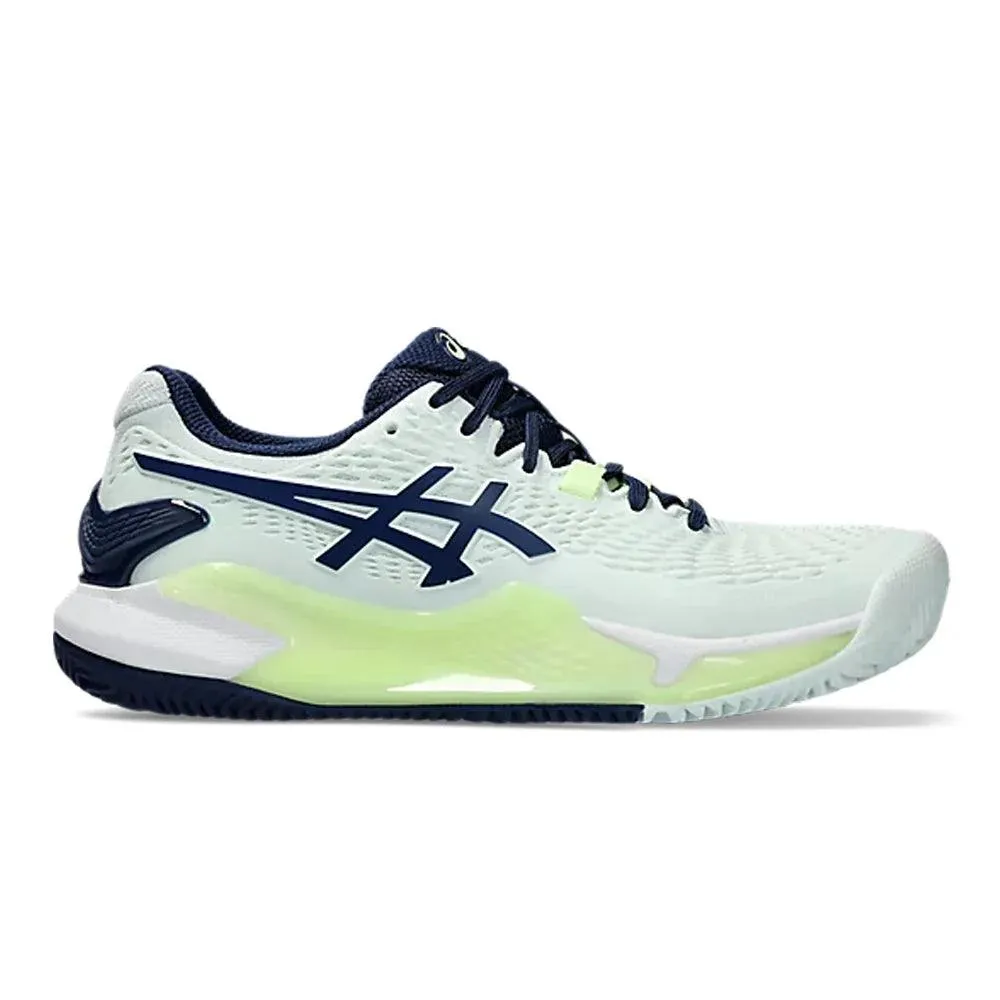 ASICS GEL RESOLUTION 9 CLAY (WOMEN'S) - PALE MINT/BLUE EXPANSE