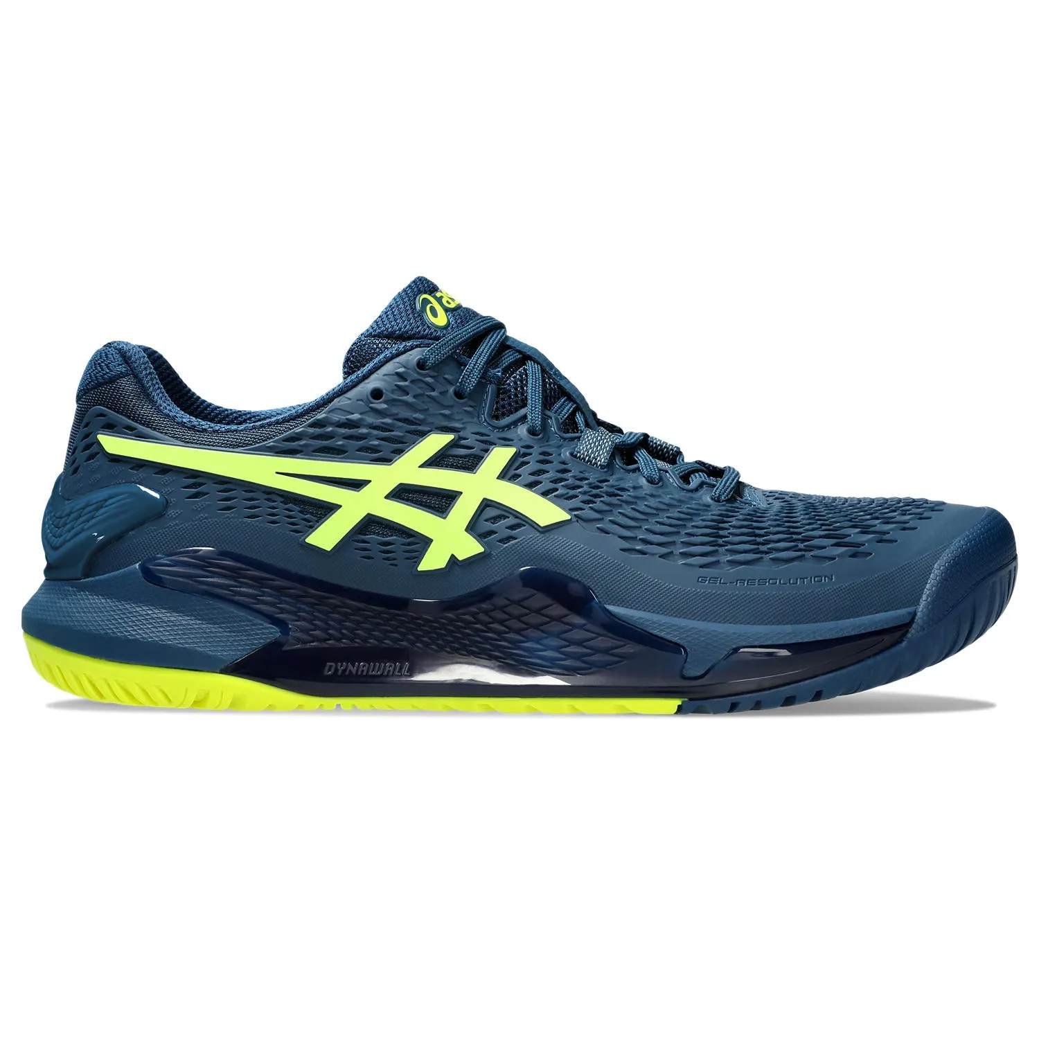 Asics Gel Resolution 9 Men tennis shoes 330-404 Mako Blue/Yellow