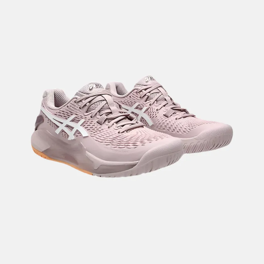 Asics Gel-Resolution 9 Women's Tennis Shoes -Watershed Rose/White