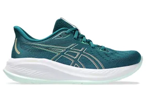 ASICS Womens Gel Cumulus 26 Wide - Rich Teal/Pale Mint (1012B600-300)