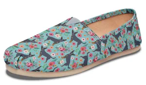 Australian Cattle Dog Flower Casual Shoes