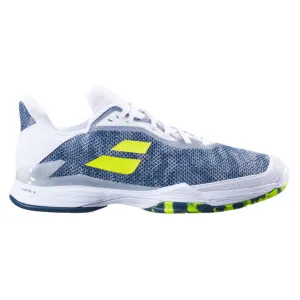 Babolat Jet Tere Clay Men's Tennis Shoes -  White/Dark Blue