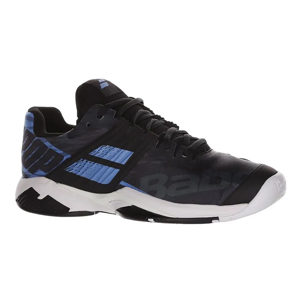 Babolat Propulse Fury Black Blue Mens Tennis Shoes