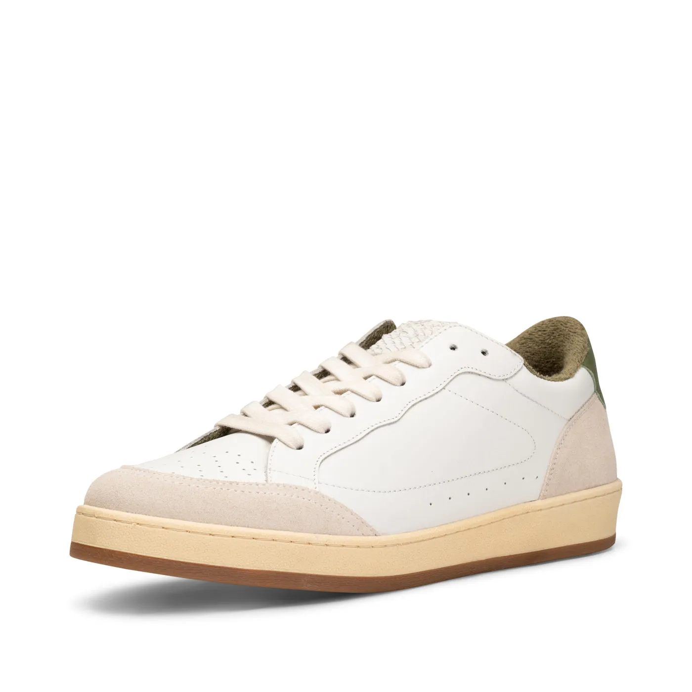 Babtiste sneaker leather - WHITE / GREEN