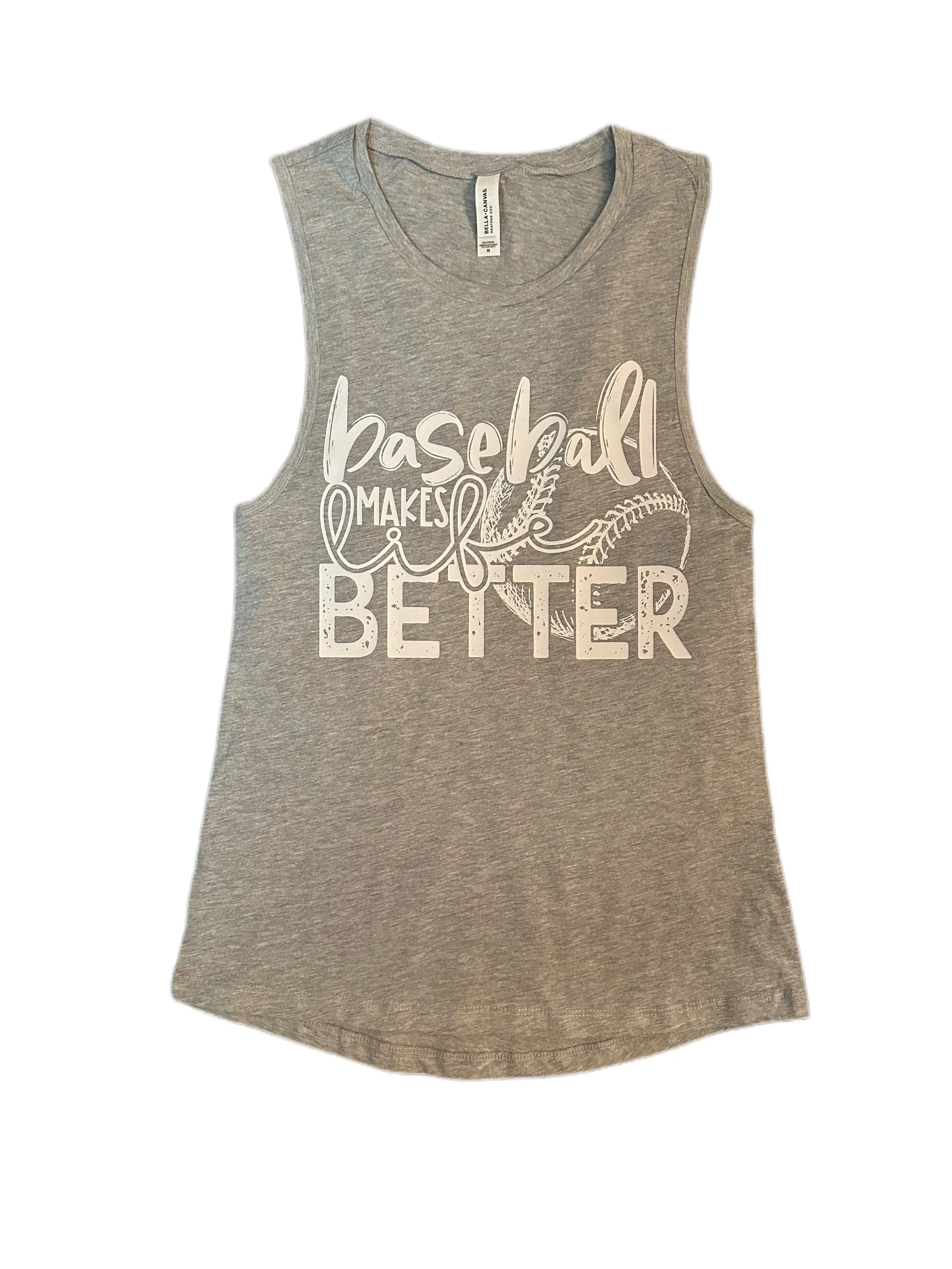 Baseball Makes Life Better Tank Top