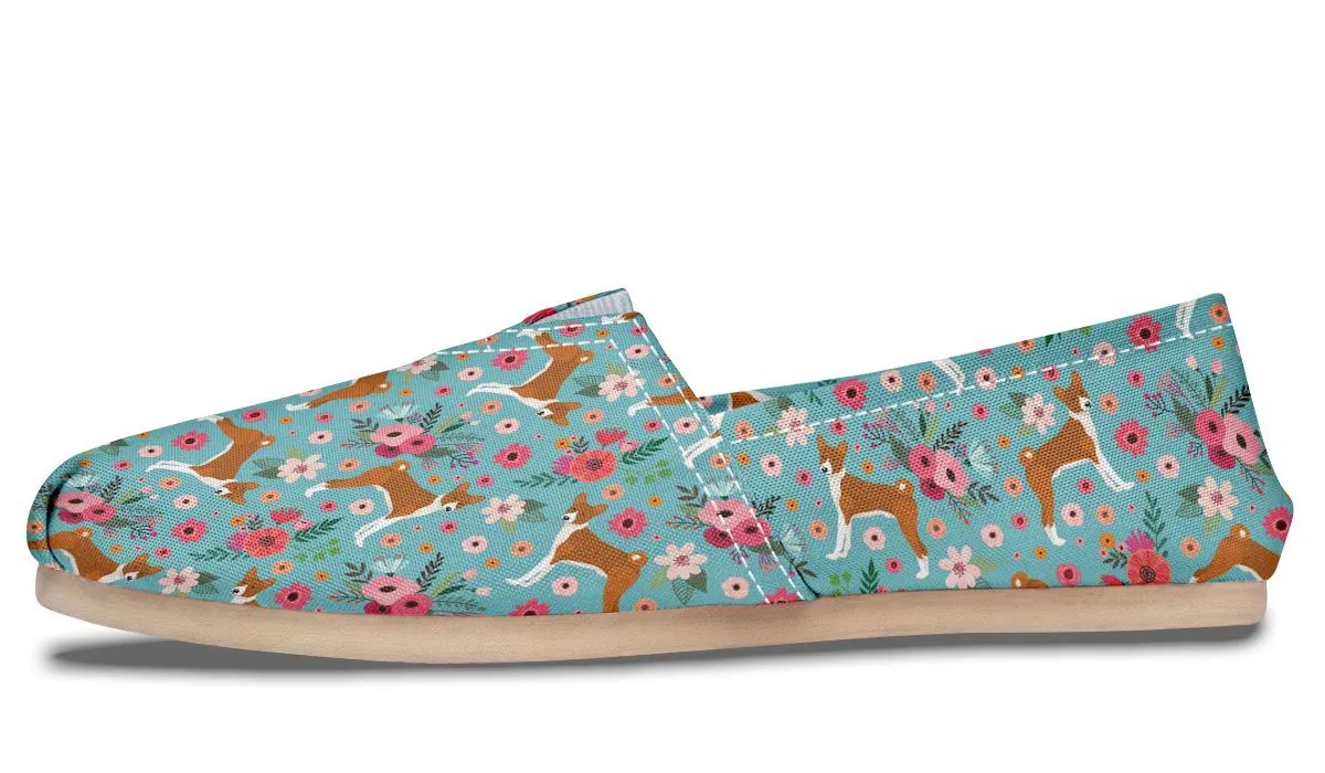 Basenji Flower Casual Shoes