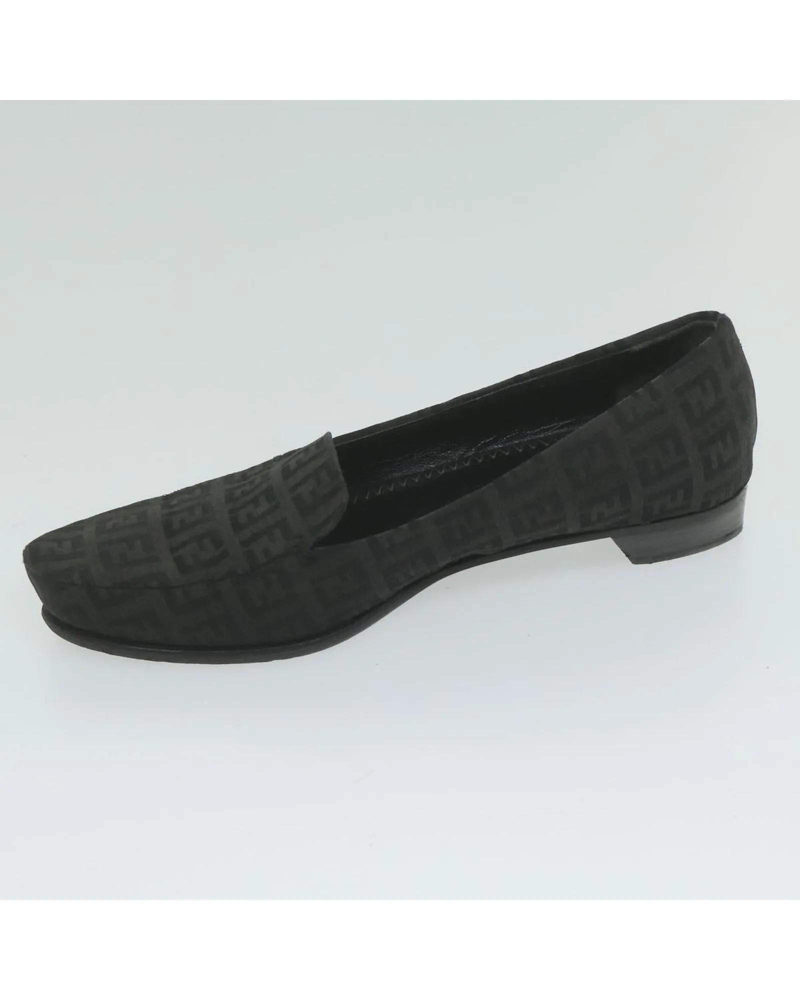 Black Canvas Zucchino Loafers - Italian Made