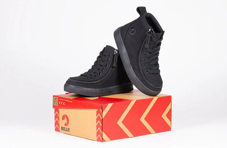 Black to the Floor Canvas BILLY Classic Lace High Tops