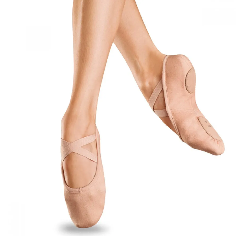 Bloch 282 Zenith Stretch Pink Canvas Ballet Shoes