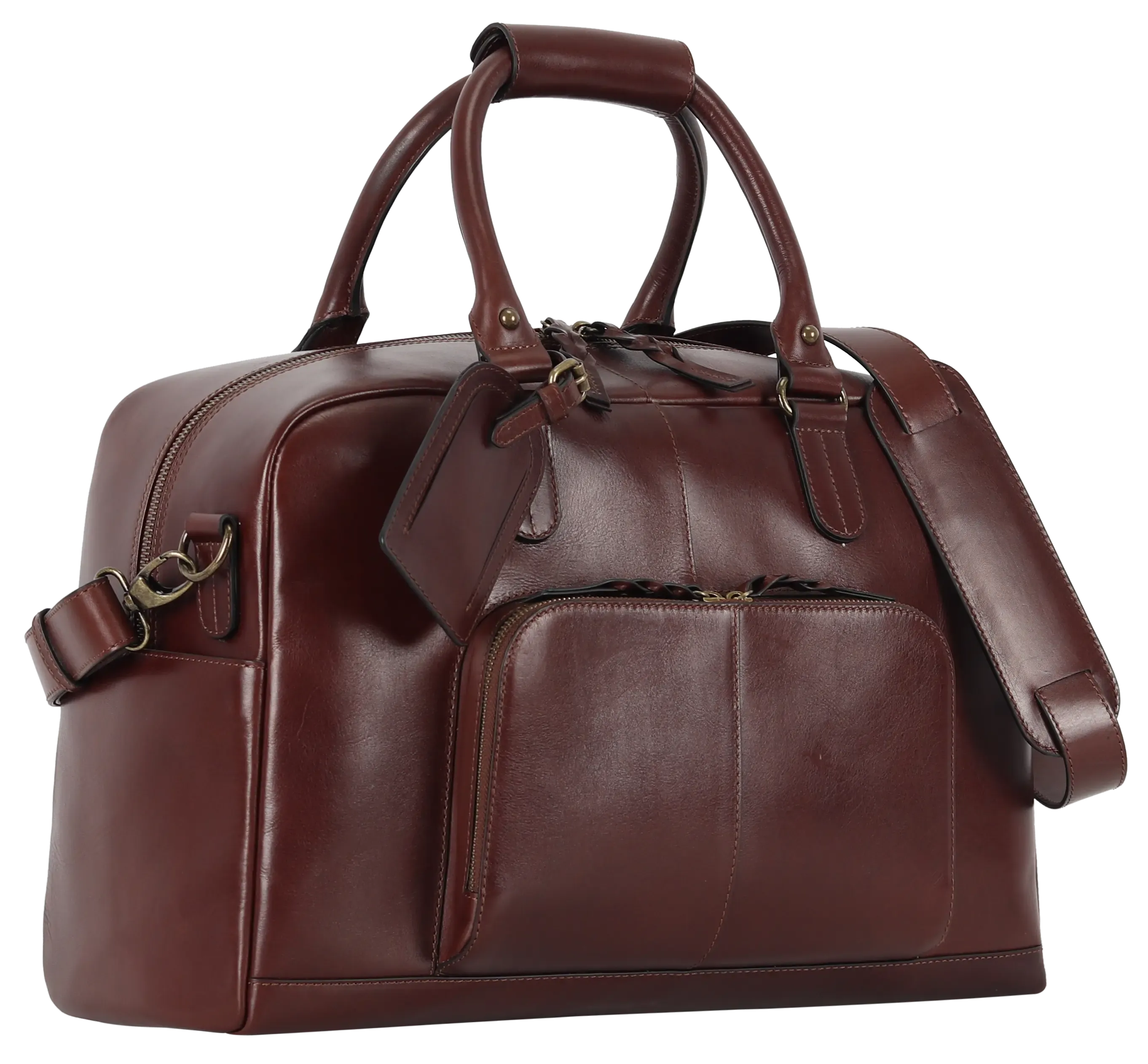 BOL Quality Leather Carry on Duffle Bag