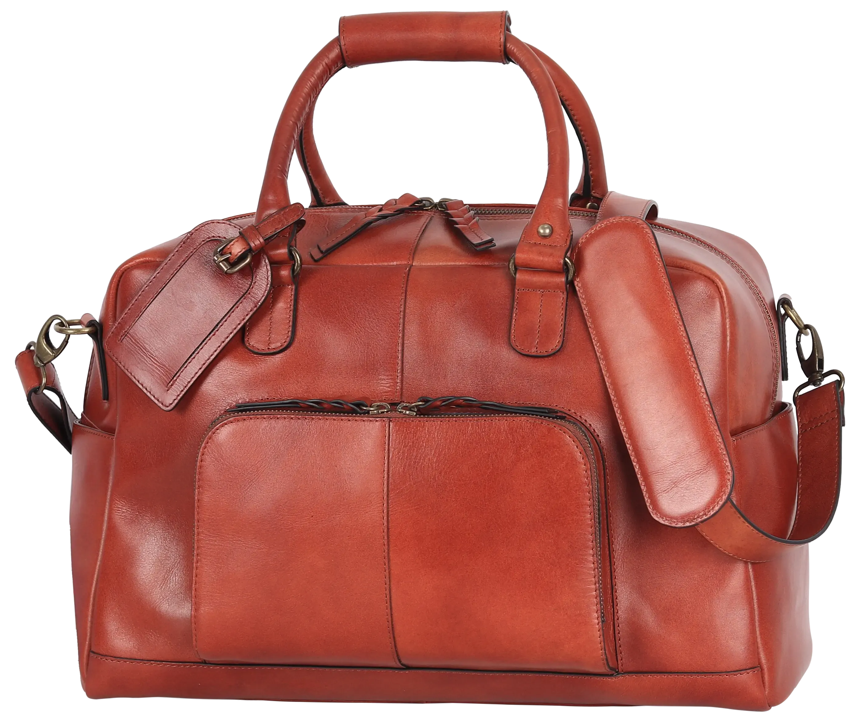 BOL Quality Leather Carry on Duffle Bag