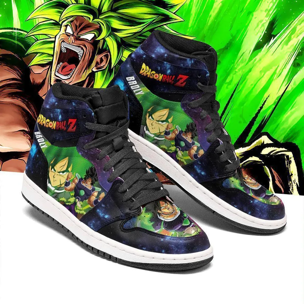 Broly Sneakers Galaxy Custom Dragon Ball Anime Shoes