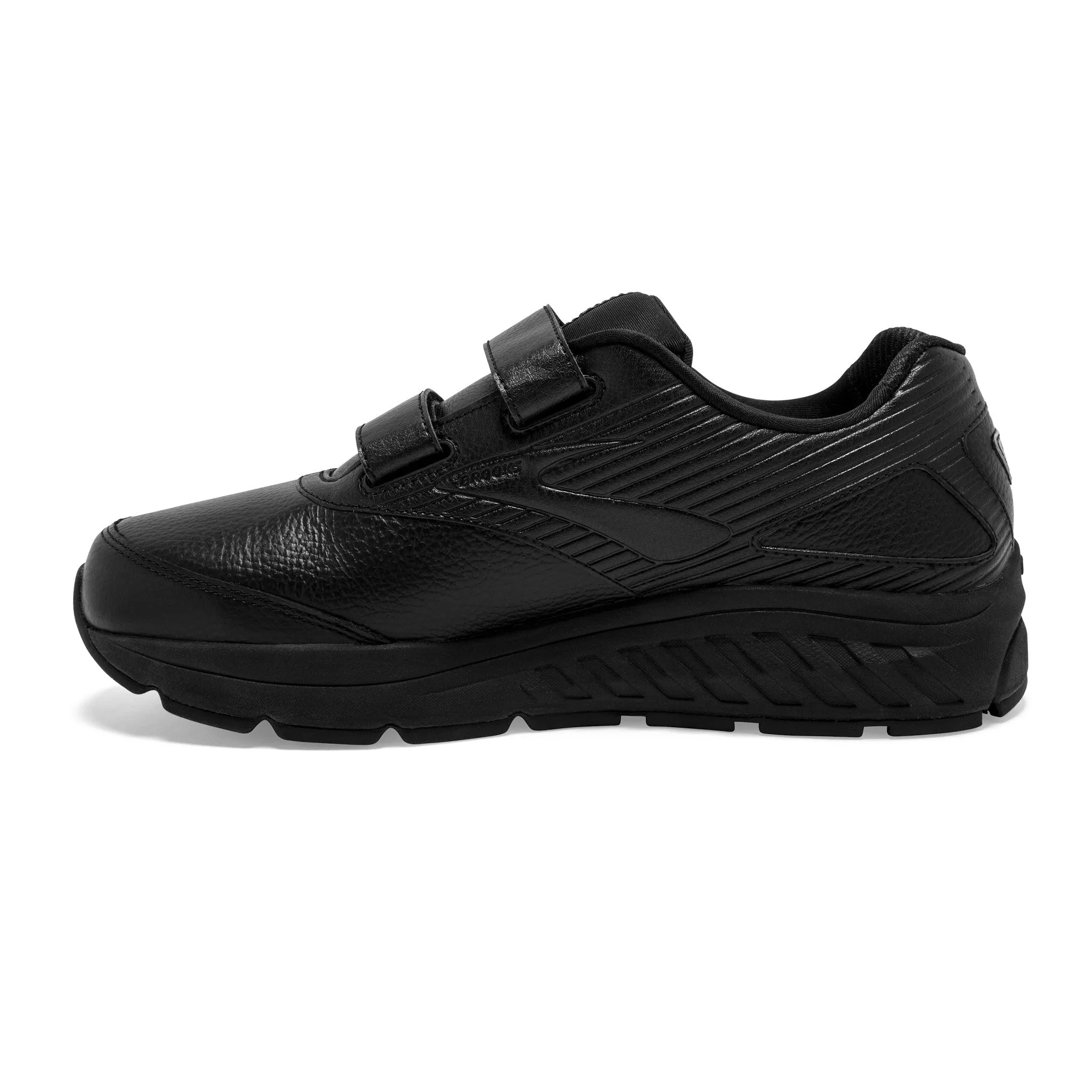 Brooks Addiction Walker V Strap 2 Mens Everyday Comfort Shoes Black