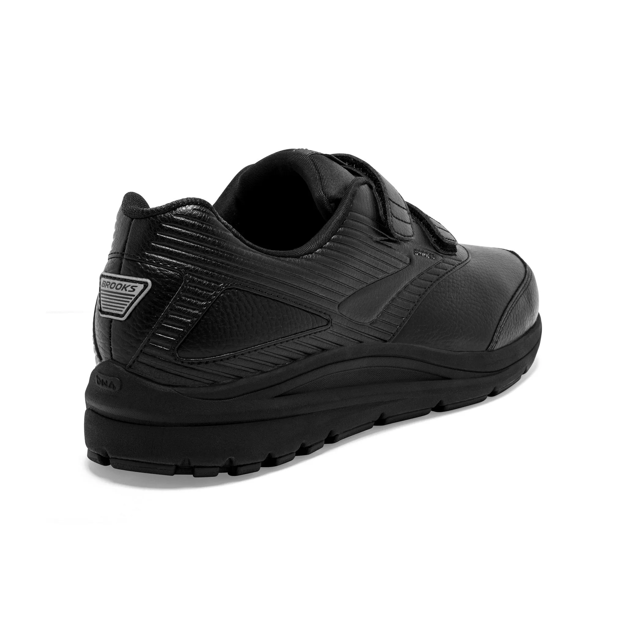 Brooks Addiction Walker V Strap 2 Mens Everyday Comfort Shoes Black