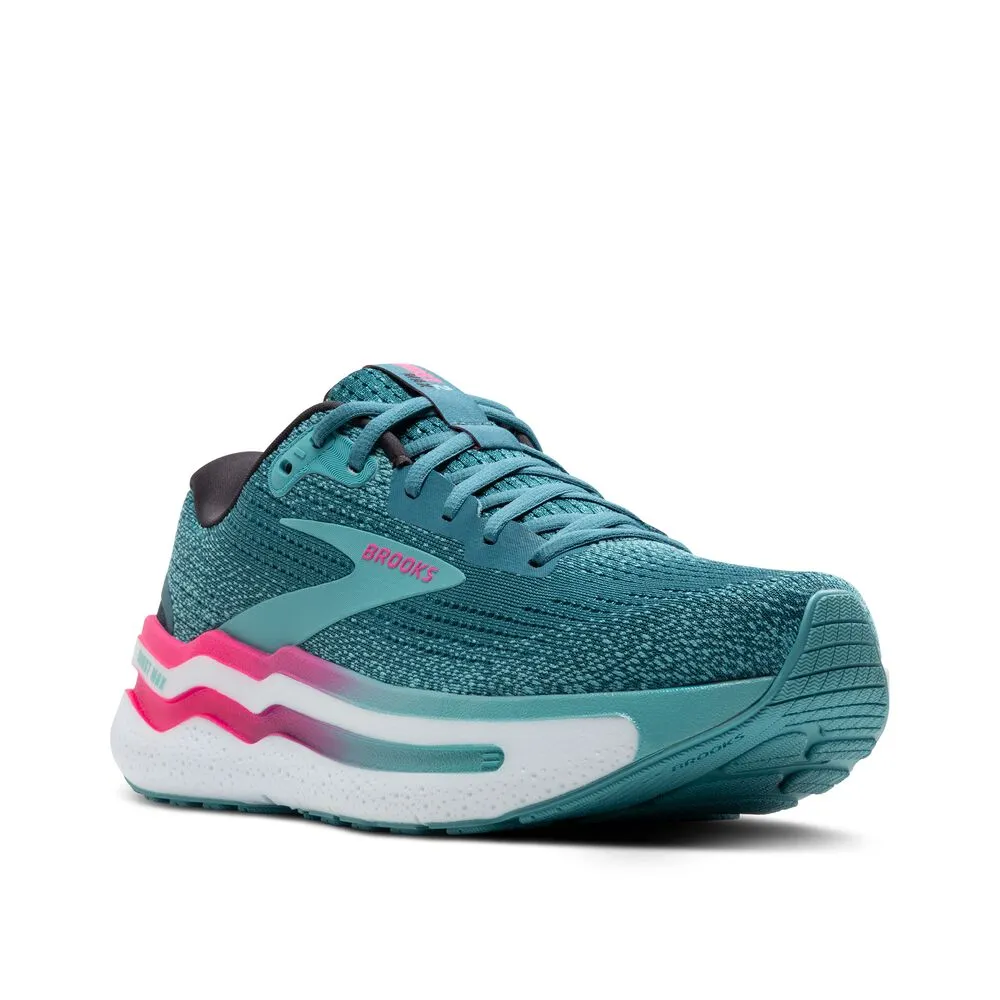 Brooks Ghost Max 2 (Womens) - Storm Blue/Knockout Pink/Aqua