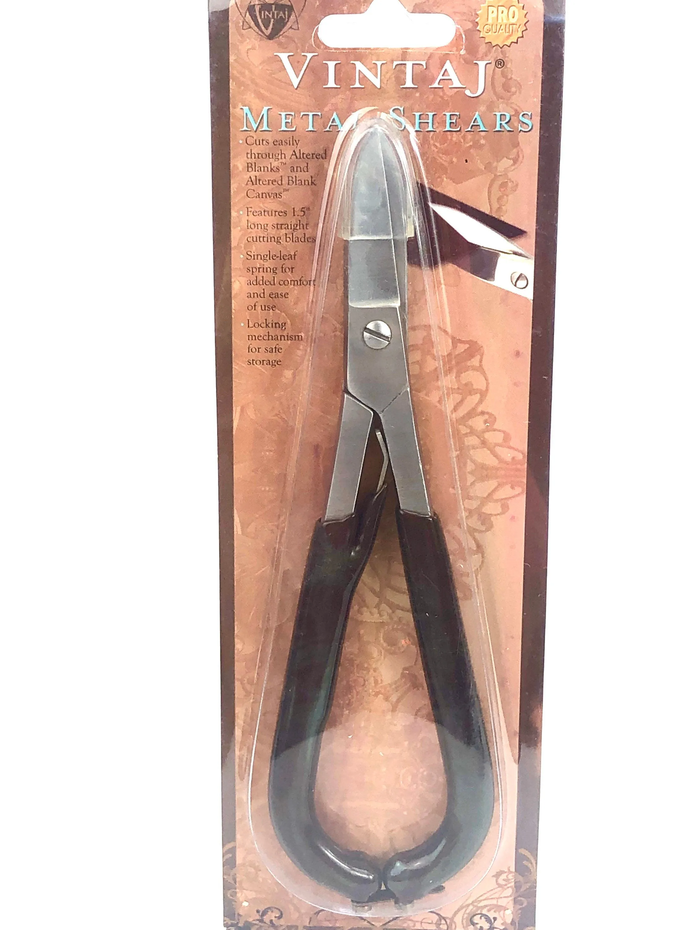 Brown Handle Metal Shears