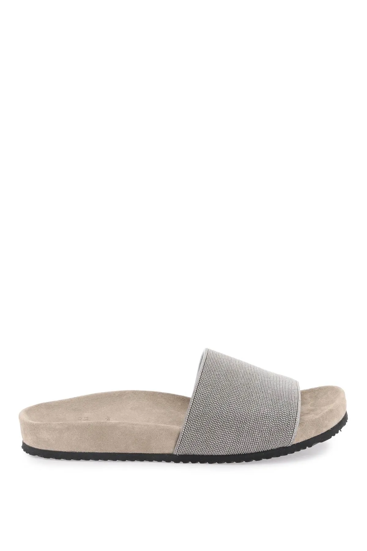 Brunello cucinelli slides with monili band