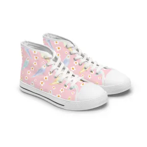 Budgerigar Birds Women's High Top Sneakers