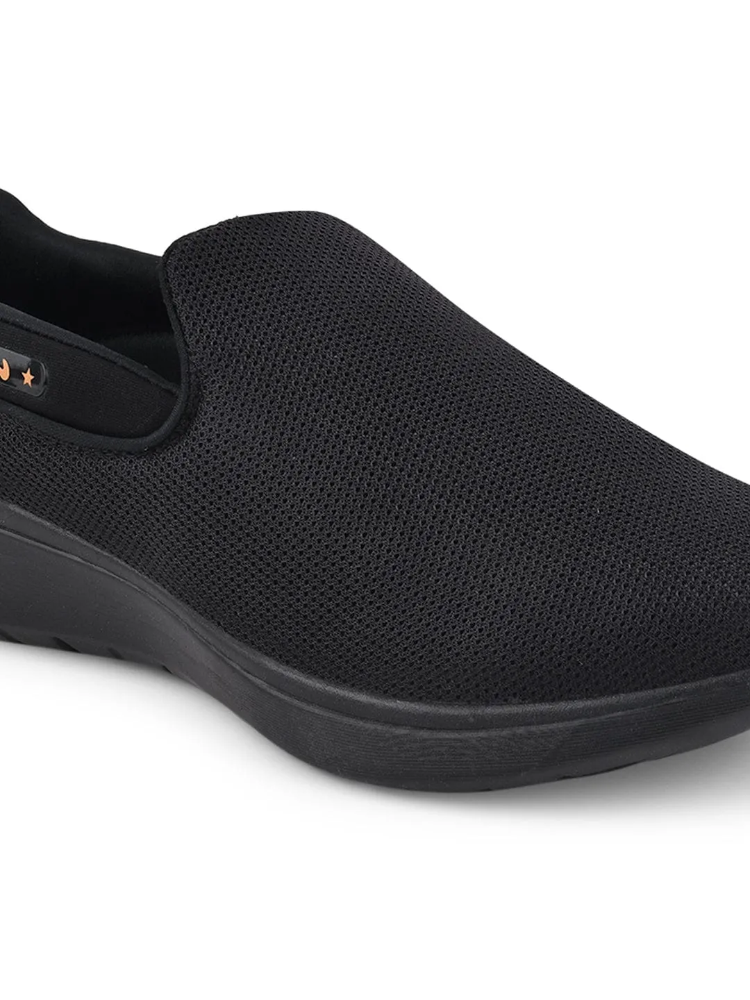 CAMP WALK Black Men's Casual Shoes