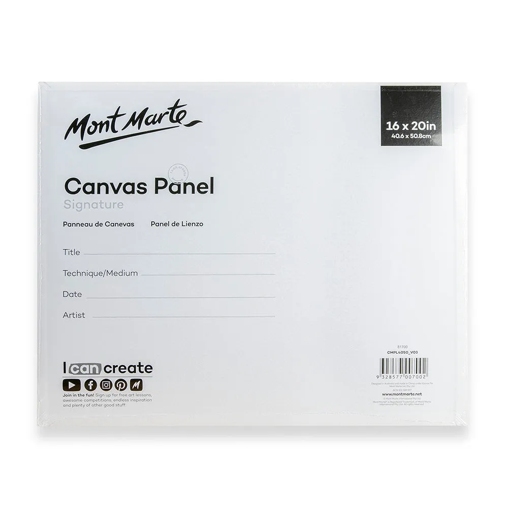 Canvas Panel Signature 1pc 40.6 x 50.8cm (16 x 20in)