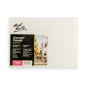 Canvas Panels Signature 3pc 12.7 x 17.8cm (5 x 7in)