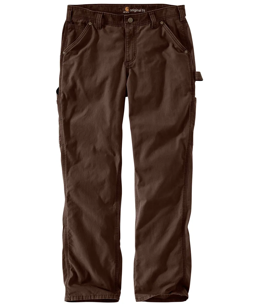 Carhartt Women's Loose Fit Crawford Pant - Dark Brown