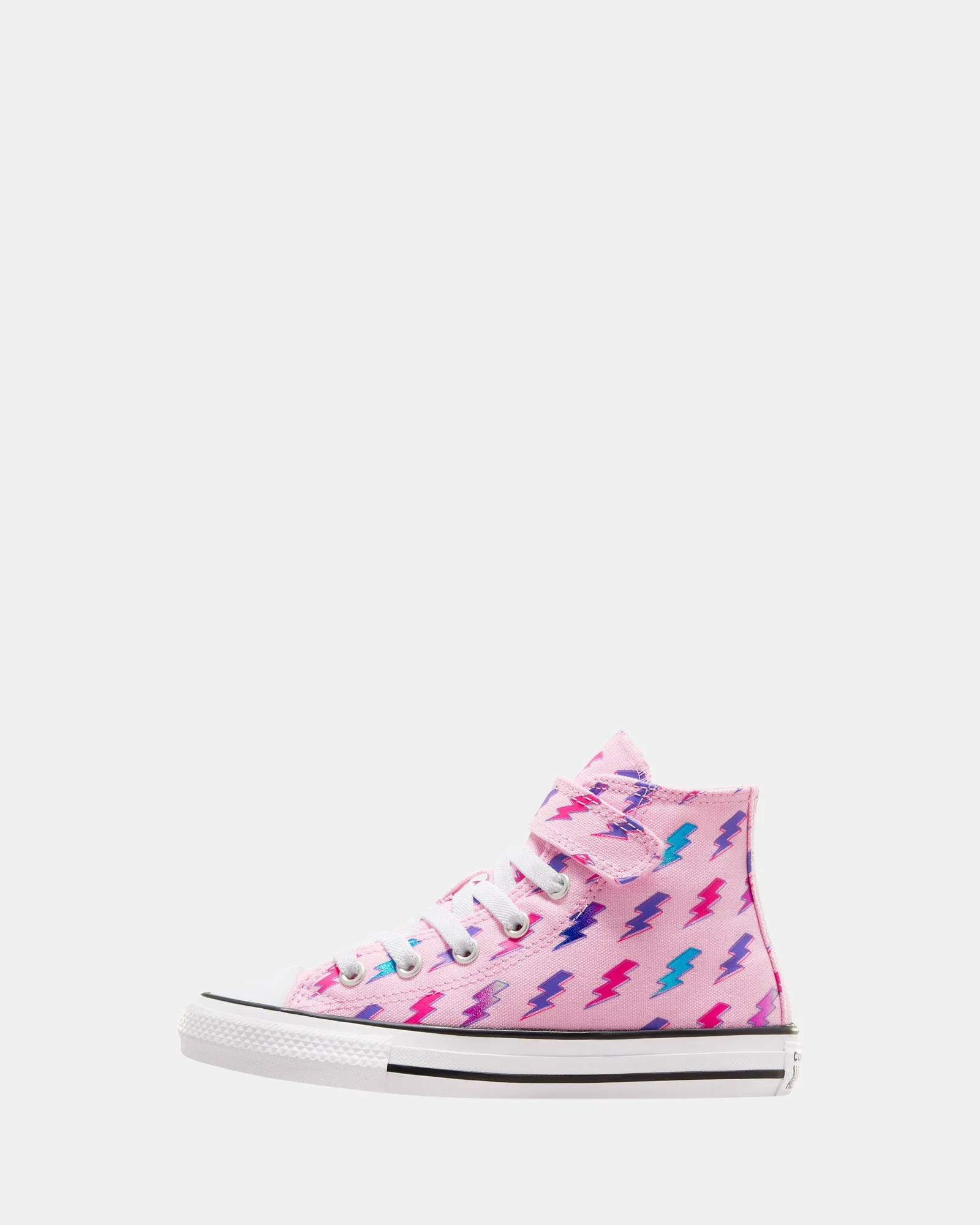 Chuck Taylor All Star 1v Hi Electric Bolt Youth Tongue Tied/Astral Pink